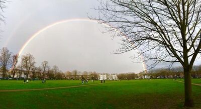 Glorious Rainbow Over Richmond Green